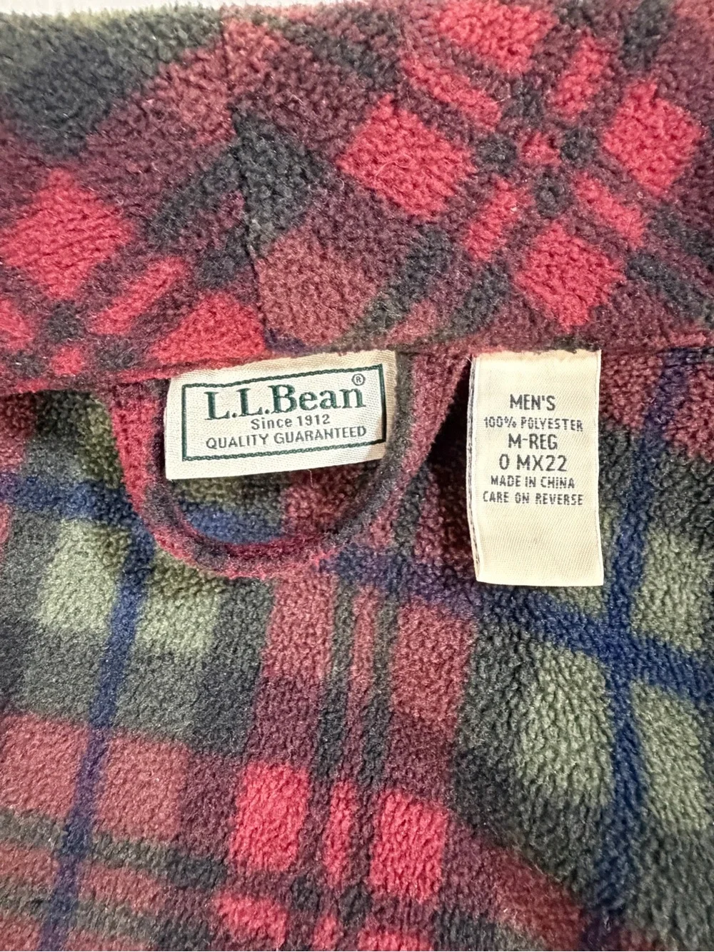 Vintage L.L. Bean Men’s Scotch‎ Plaid Flannel Robe - Size Medium